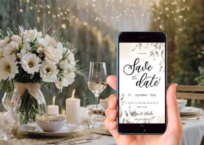 Aya | Save the date kort bryllup digital