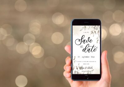 Aya | Save the date kort bryllup digital