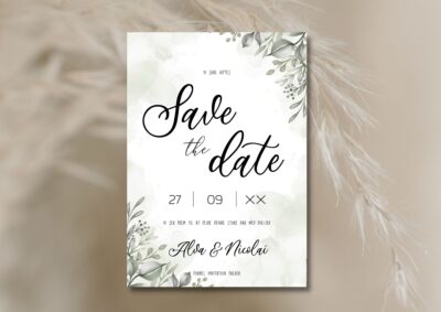 Alva | Save the date kort bryllup