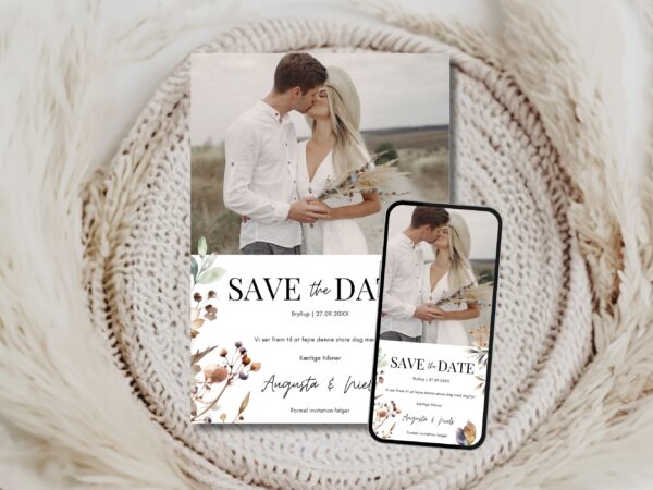save the date bryllup