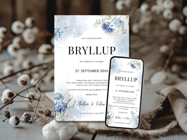 invitation bryllup