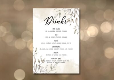 Aya | Drinksskilt bryllup