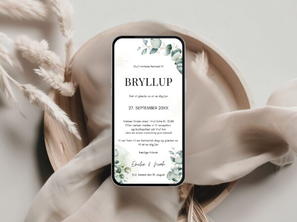 bryllupsinvitation