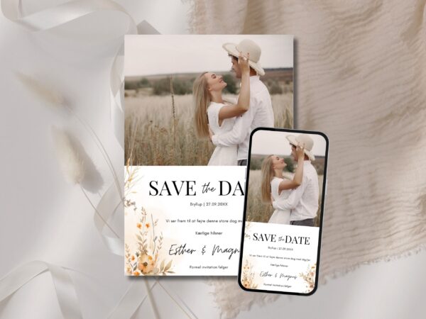 save the date bryllup