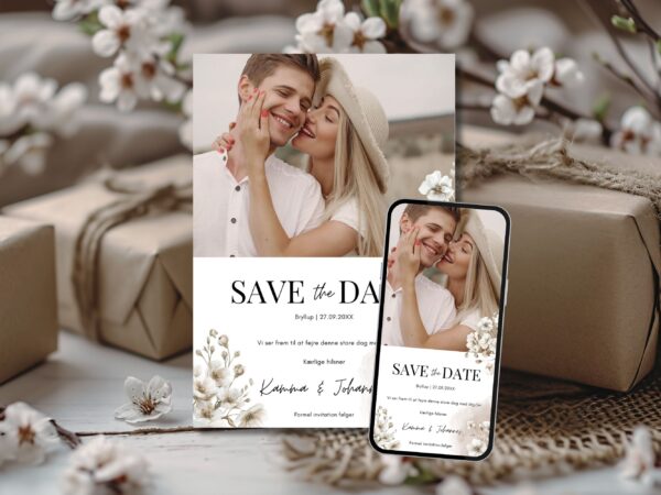 save the date bryllup