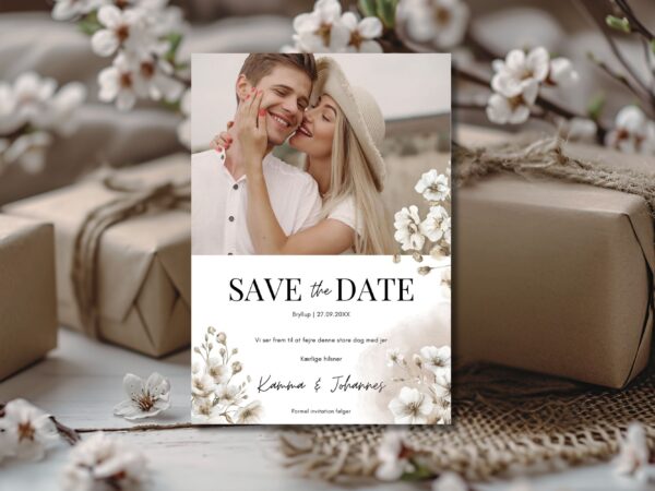 save the date bryllup