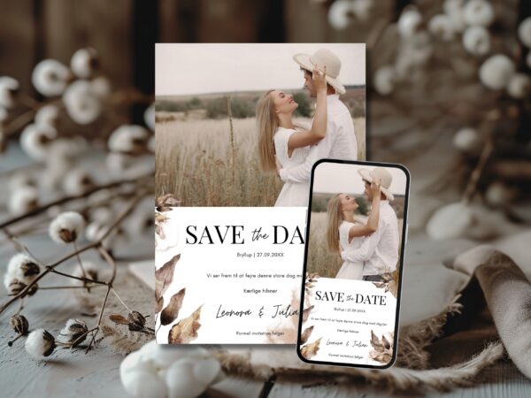 save the date bryllup
