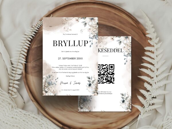 bryllupsinvitation