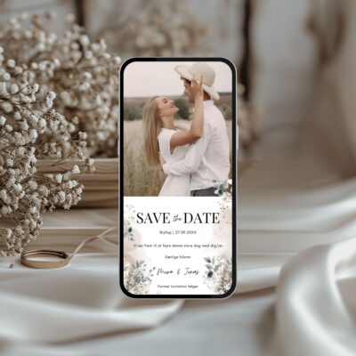 Mira | Save the date kort bryllup digital