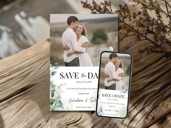 save the date bryllup