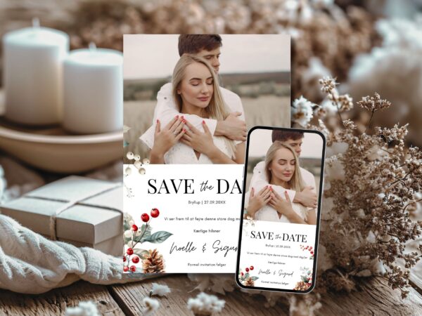 save the date bryllup