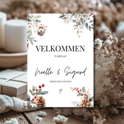 Noelle | Velkomstskilt bryllup