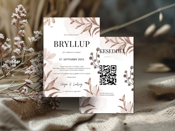 bryllupsinvitation