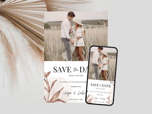 save the date bryllup