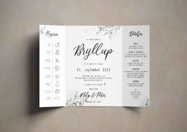 invitation bryllup