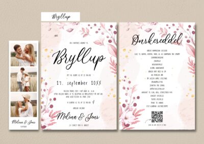 Melina | Invitation bryllup delux