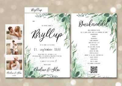 Nicoline | Invitation bryllup delux