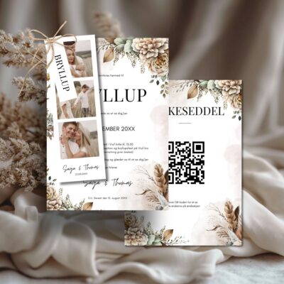 Saga | Invitation bryllup delux