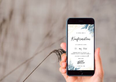 Billie | Invitation konfirmation digital