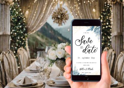 Billie | Save the date kort bryllup digital