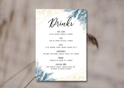 Billie | Drinksskilt bryllup