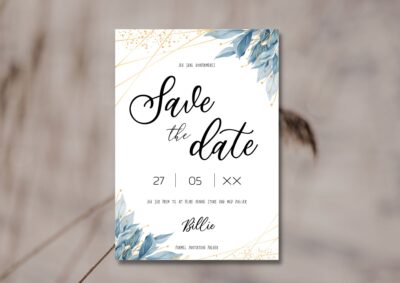 Billie | Save the date kort konfirmation