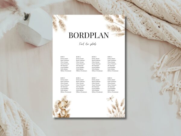 bordplan