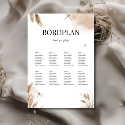 Aya | Bordplan barnedåb