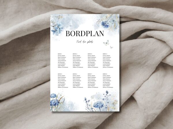 bordplan