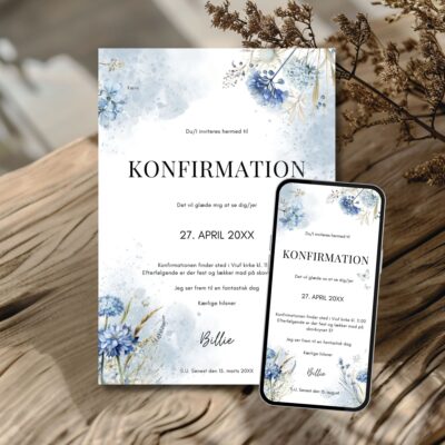 Billie | Invitation konfirmation kombi