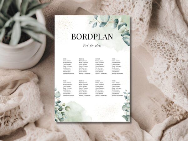 bordplan