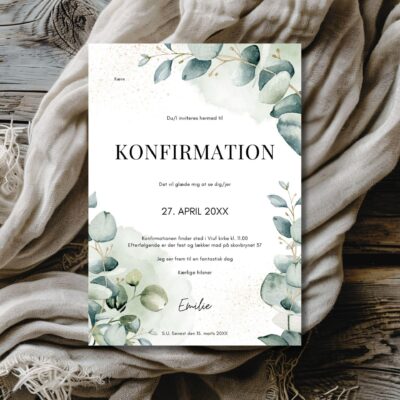 Emilie | Konfirmationsinvitation