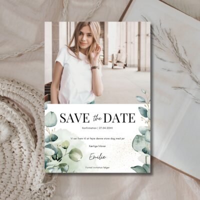 Emilie | Save the date kort konfirmation