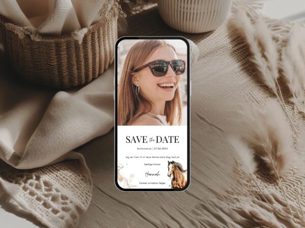 digital save the date konfirmation