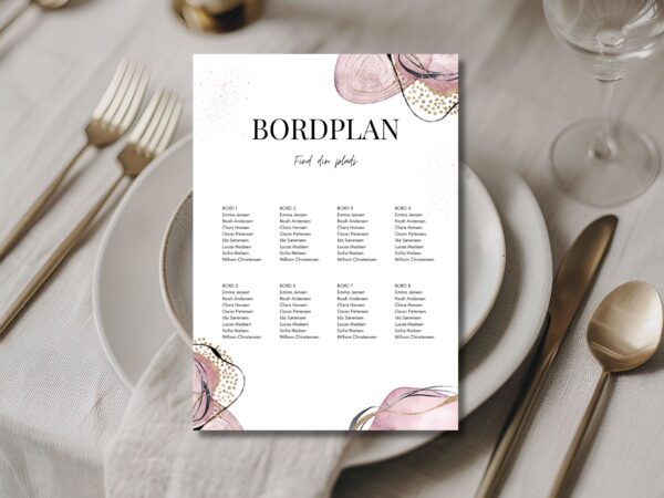 bordplan