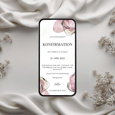 Hollie | Invitation konfirmation digital