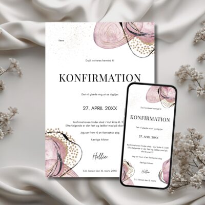 Hollie | Invitation konfirmation kombi