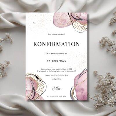 Hollie | Konfirmationsinvitation