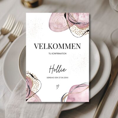 Hollie | Velkomstskilt konfirmation