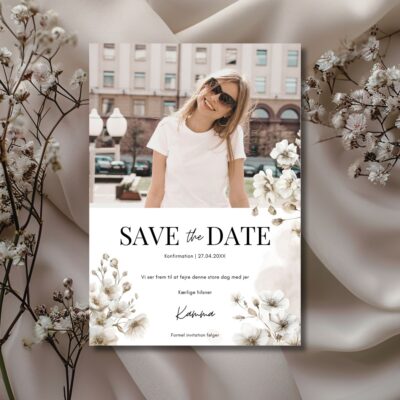 Kamma | Save the date kort konfirmation