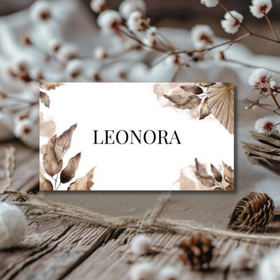 Leonora | Bordkort konfirmation