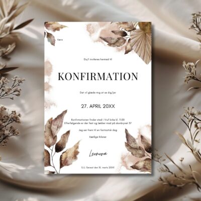 Leonora | Konfirmationsinvitation