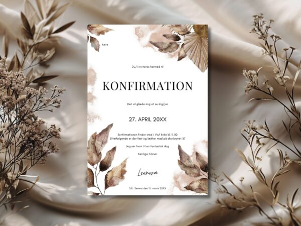 konfirmationsinvitation