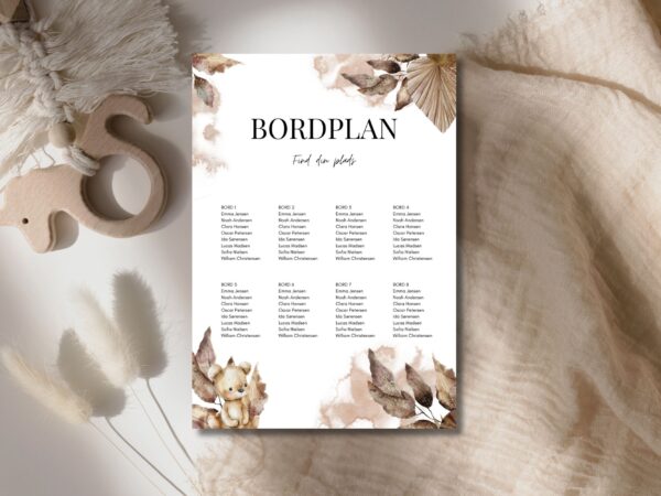bordplan