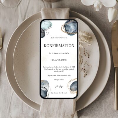 Milas | Invitation konfirmation digital