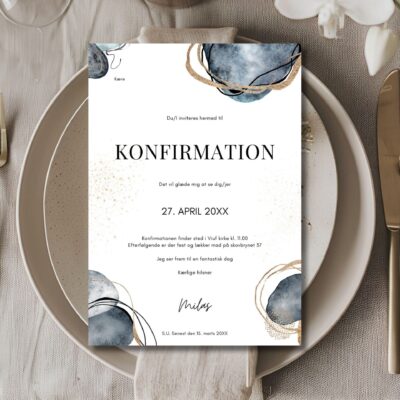 Milas | Konfirmationsinvitation