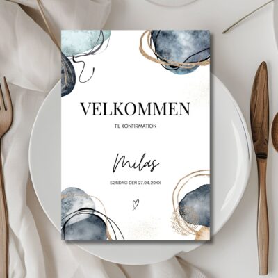 Milas | Velkomstskilt konfirmation