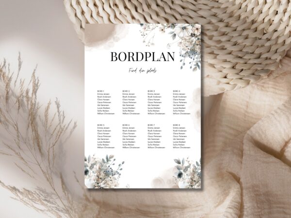 bordplan