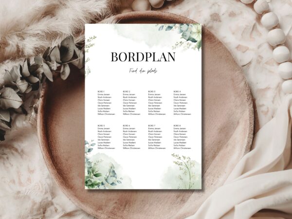 bordplan