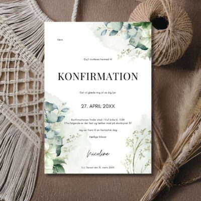 Nicoline | Konfirmationsinvitation